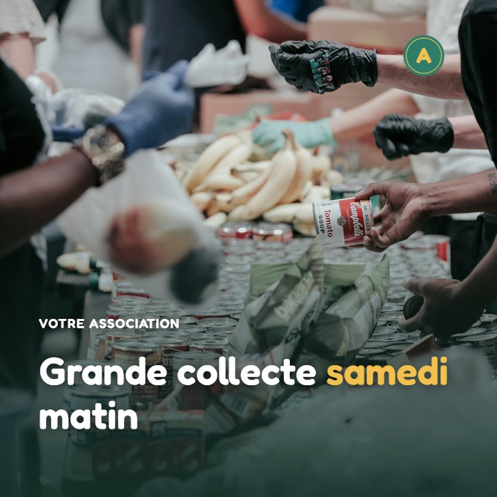 Grande collecte samedi matin